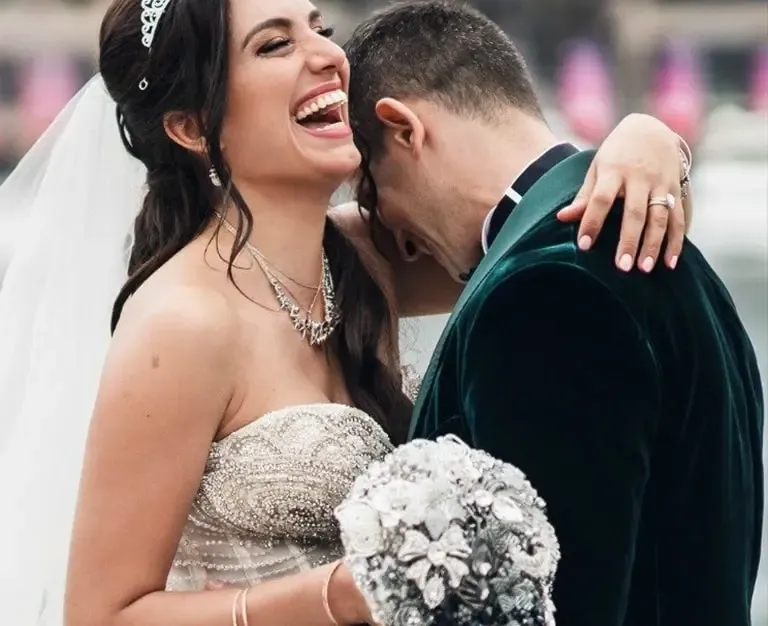 newly married couple